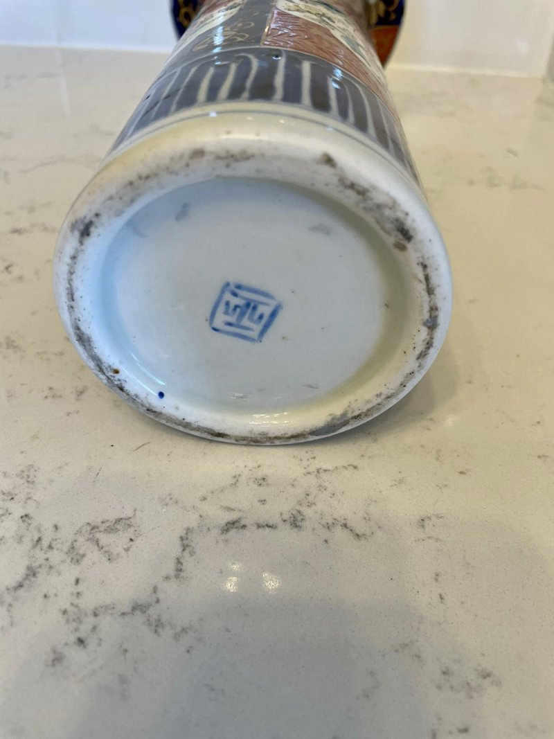 Quality Antique Early 20th Century Imari Vase - Image 5